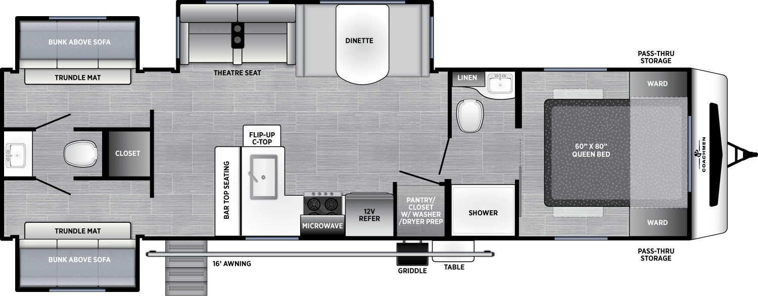 Freedom Express Liberty Edition 330BHJJ Floorplan